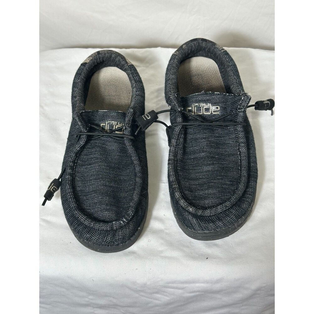 Hey Dude Wally Stretch Midnight Bunker Shoes 8 Slip On Comfort Lightweight